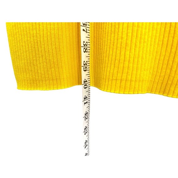 Jolie & Joy Women’s Knit Dress Yellow Size 2X Bright Artsy Summer‎ Vibe Sunshine - Picture 5 of 8